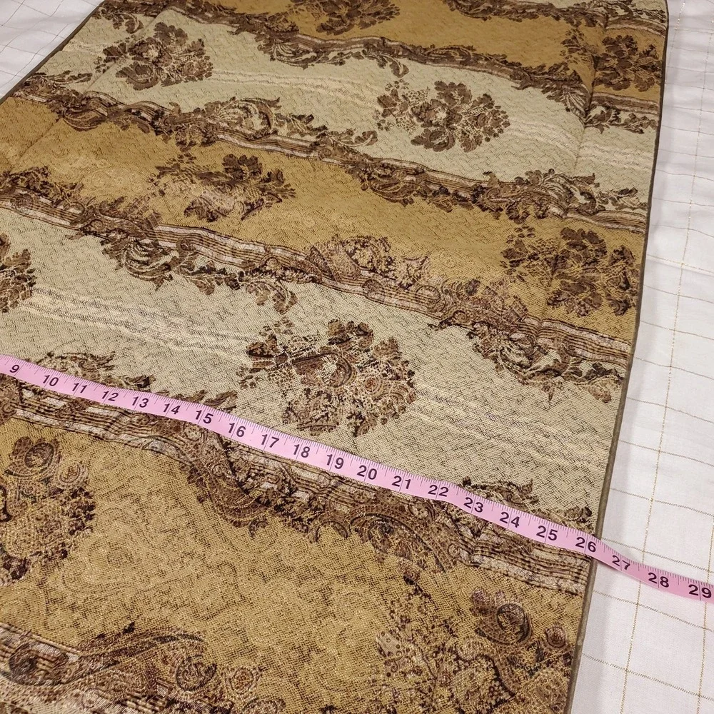Croscill 1 King Sham St James RN‎ 21857 Piping EUC Gold Brown